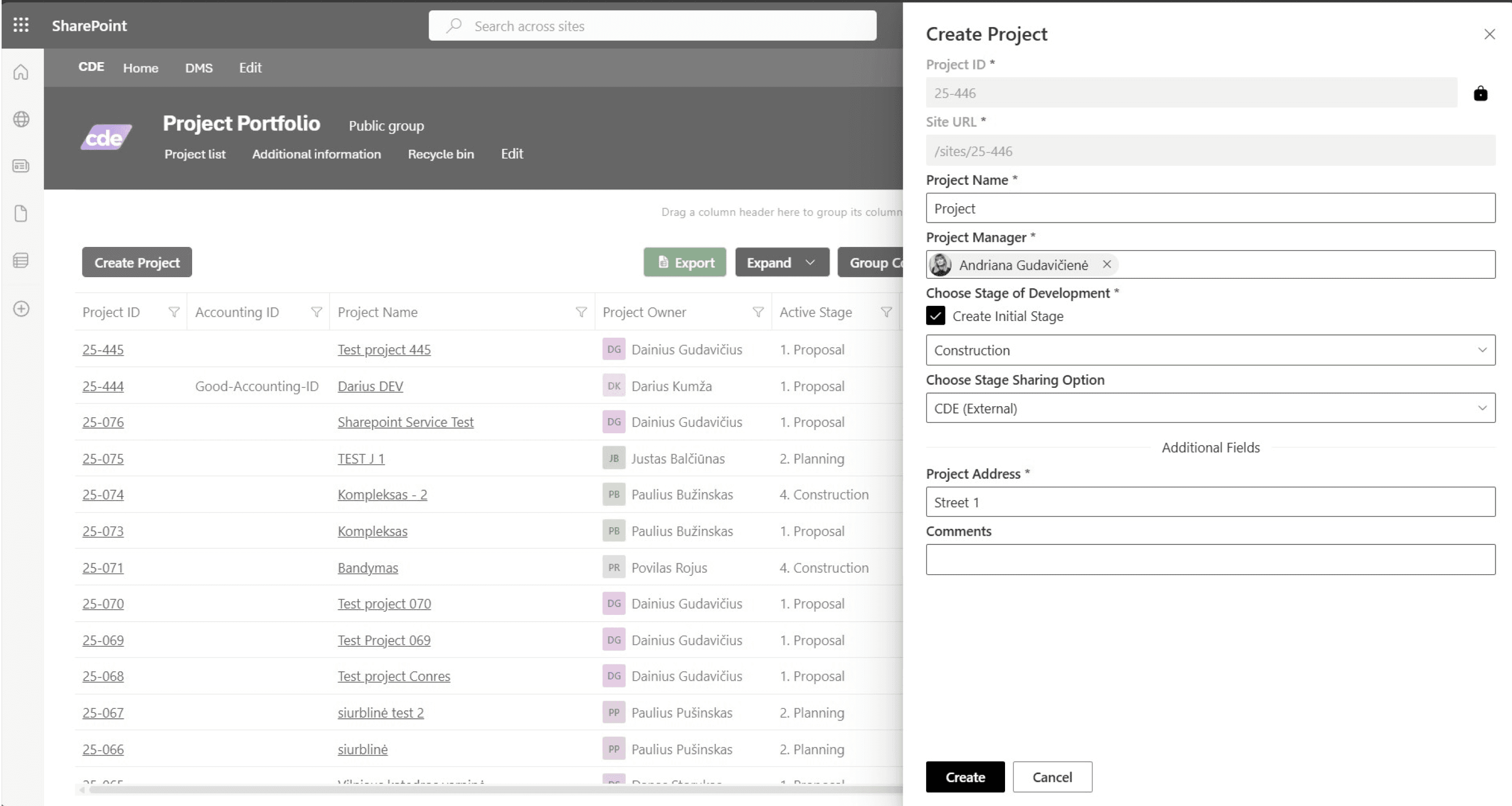 CDE & Construction Management